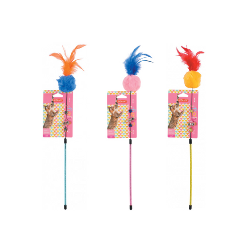 JOUET POUR CHAT ZOLUX® CANNE AVEC POMPON