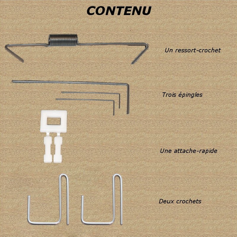 Pack de fixations pour piège chenille processionnaire - sac écorce