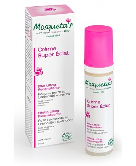 Mosqueta's - Crème super éclat effet lifting à la Rose musquée - 50 ml