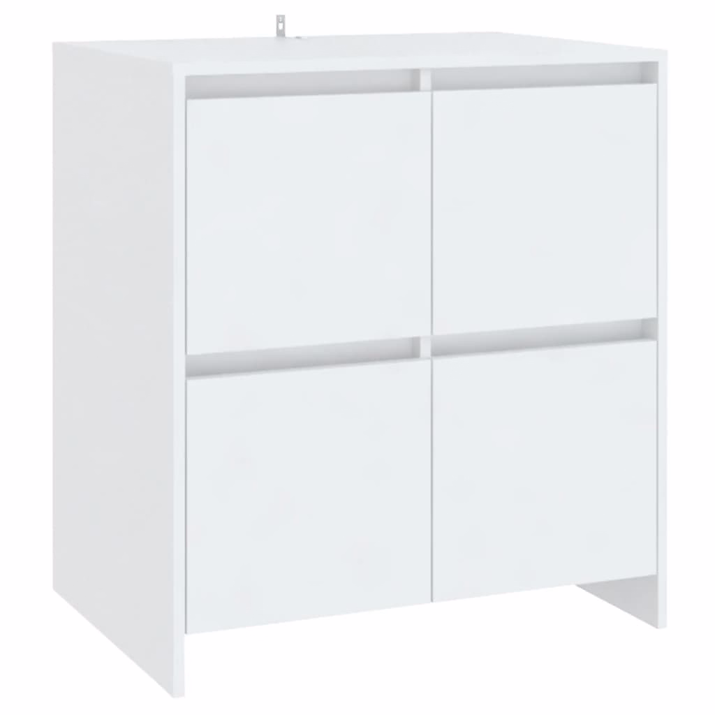 Buffet Blanc 70 × 41 × 75 cm Bois d'ingénierie vidaXL