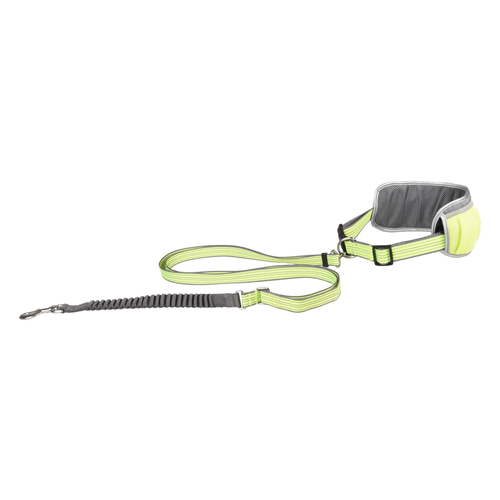 LAISSE POUR CHIEN JOGGING RONO FLAMINGO® JAUNE FLUO