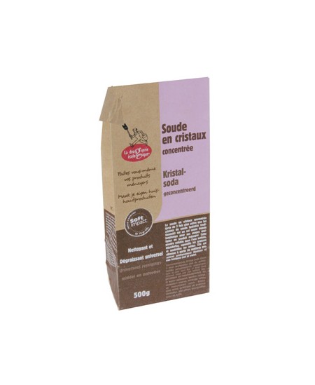 Droguerie Ecologique - Soude en cristaux - 500 gr