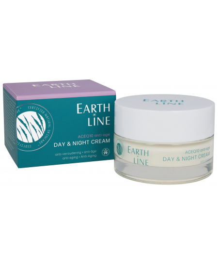 Earth Line - Crème de jour et nuit, ACEQ10 anti âge - 50 ml