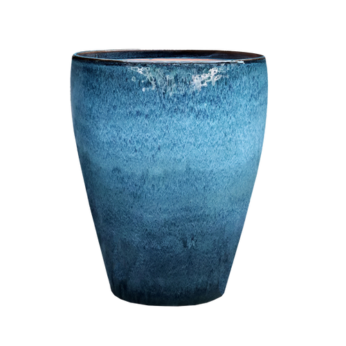 POT JARRE BLEU - LITTORAL - DECOLINES® - ∅32CM X H36CM