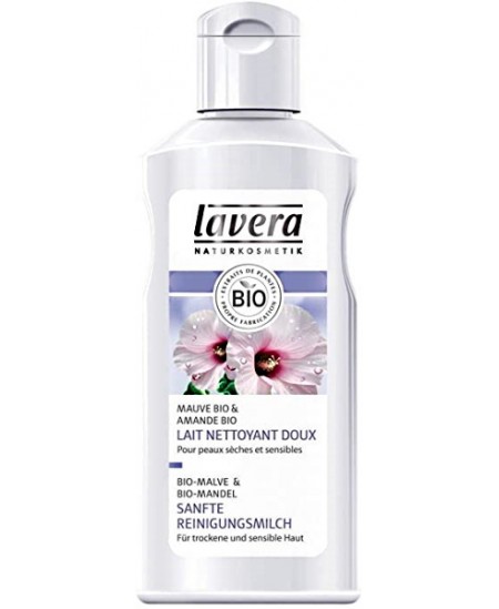 Lavera - Lait nettoyant doux Mauve et Amande bio - 125 ml
