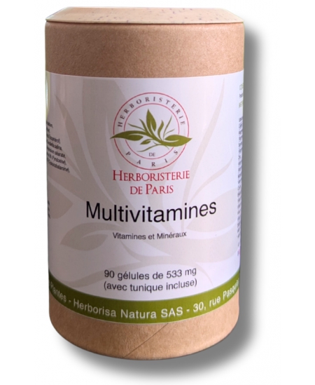 Herboristerie de Paris - Multi Vitamines Minéraux - 90 gélules