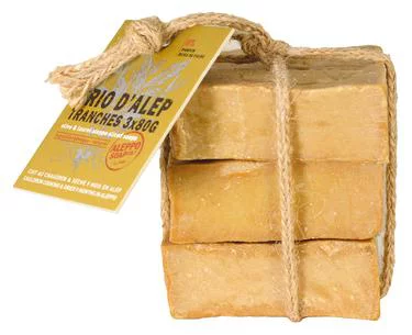 Maison et jardin：Savon Trio d'Alep Tadé Pays du Levant - 3 x 80 g