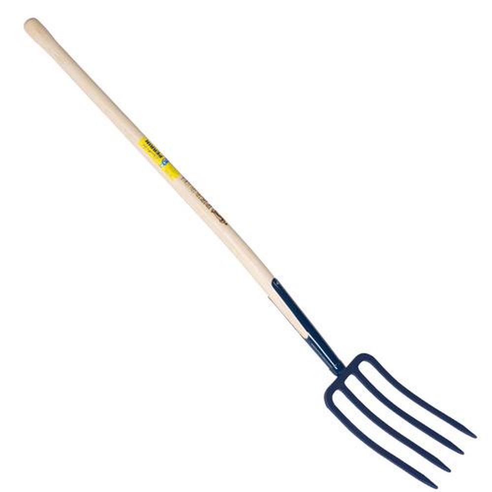 OUTILS PERRIN Fourche à bêcher à soie 4 dents 27 manche pomme