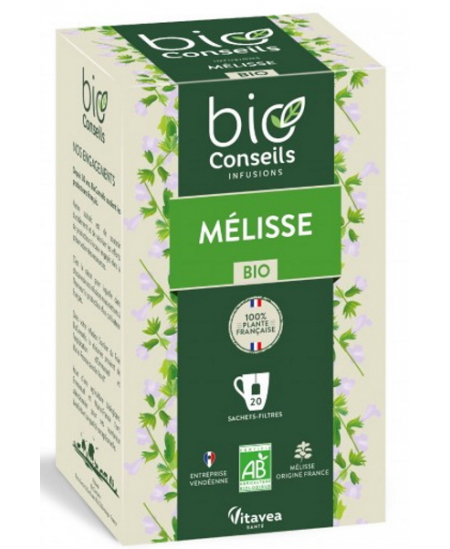 Bio Conseils - Infusion Mélisse bio - 20 sachets