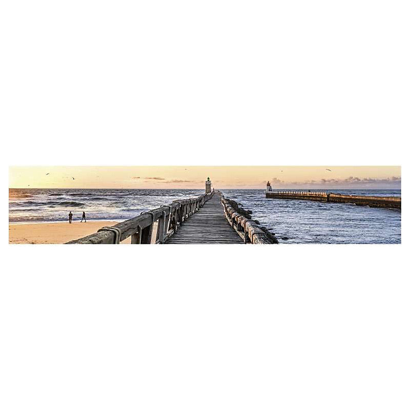 Brise vue imprimé ESTACADE CAPBRETON | H.1 x L.5 m – 100% occultant – Made in France par Scenolia + kit de fixation offert