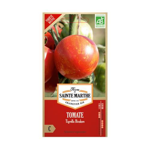 GRAINES TOMATE TIGRELLA BICOLORE BIO