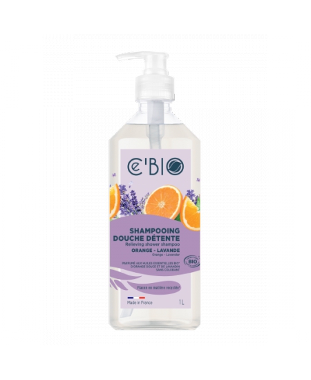 Cé'bio - Shampooing douche Orange Lavande - 1 L