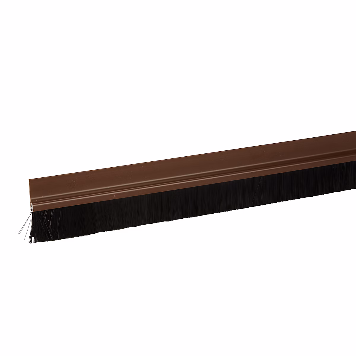 Isolation – Bas de porte pvc brosse marron ép.25 mm L.100 cm