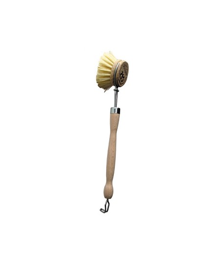 Droguerie Ecologique - Brosse vaisselle Hêtre et fibre d'Agave