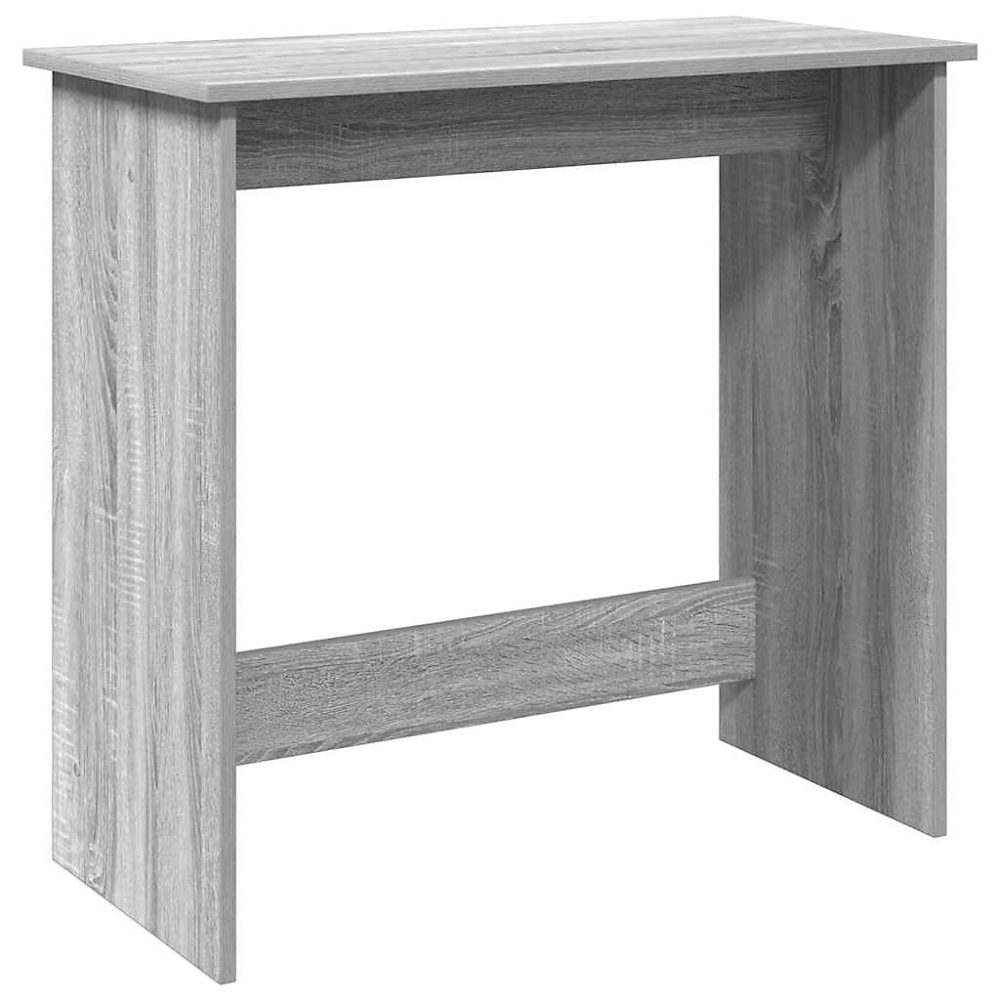 Bureau sonoma gris 80 × 40 × 75 cm bois d'ingénierie vidaXL