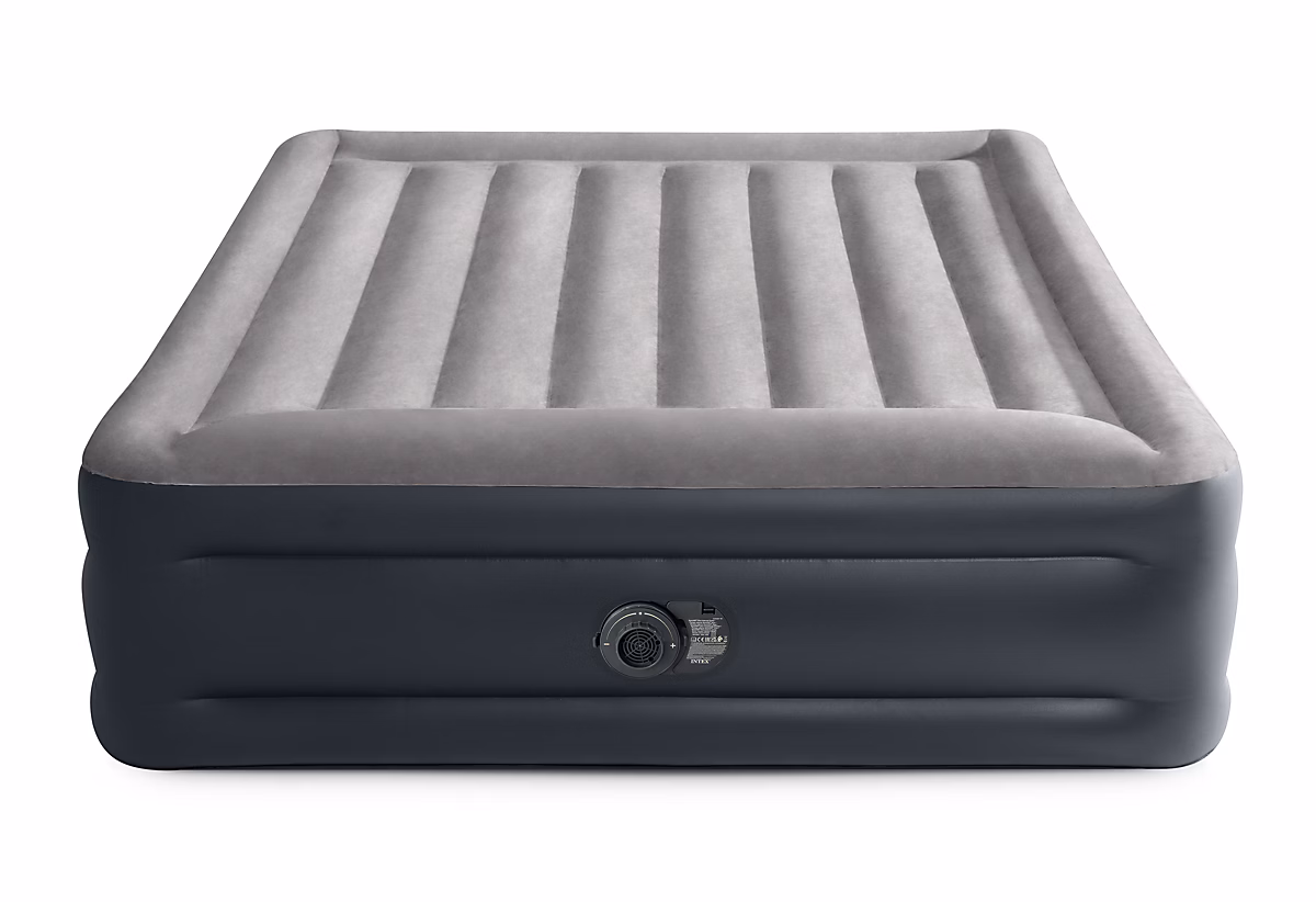 Matelas gonflable électrique 2 personnes Intex gris – Réf. OIYMJWSLV8940730575