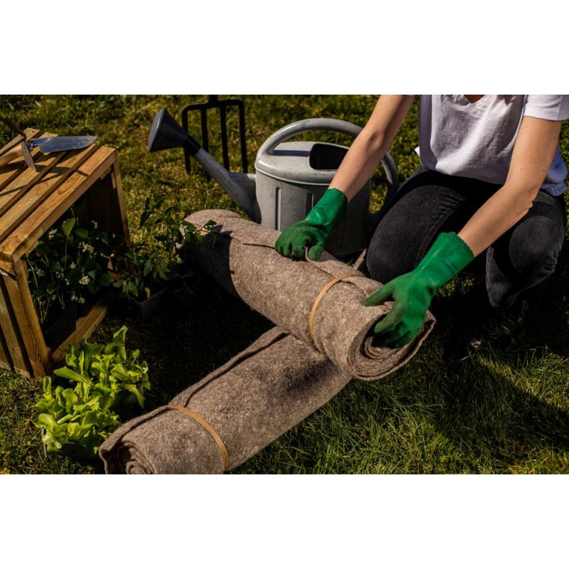 Paillage 100% naturel - 450gr/m² - au mètre