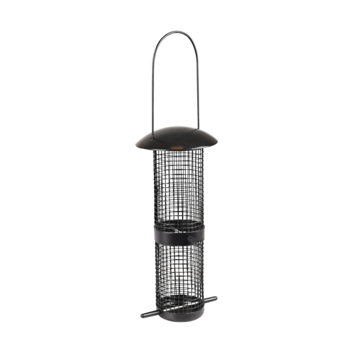 MANGEOIRE SILO 'TUWA' FLAMINGO® METALLIQUE NOIR - 13x13x28CM
