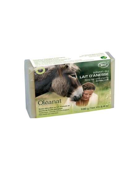 Oleanat - Savonnette au lait d'ânesse - 100 gr