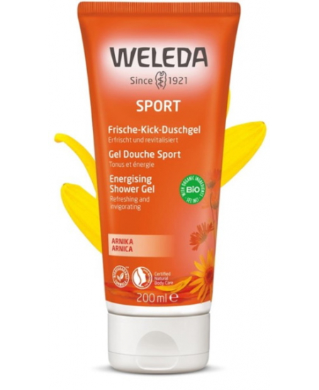 Weleda - Gel douche sport à l'Arnica - tube 200 ml
