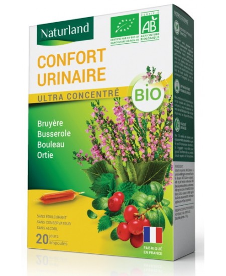 Naturland - Extrait Fluide Bio - Bruyère, Busserole, Bouleau, Ortie