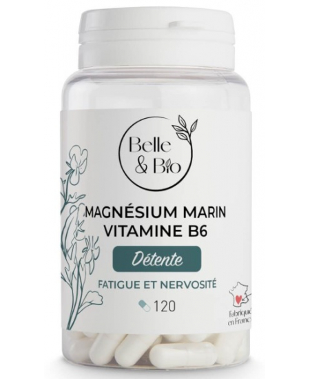 Belle et Bio - Magnésium Marin Vitamine B6 - 120 gélules