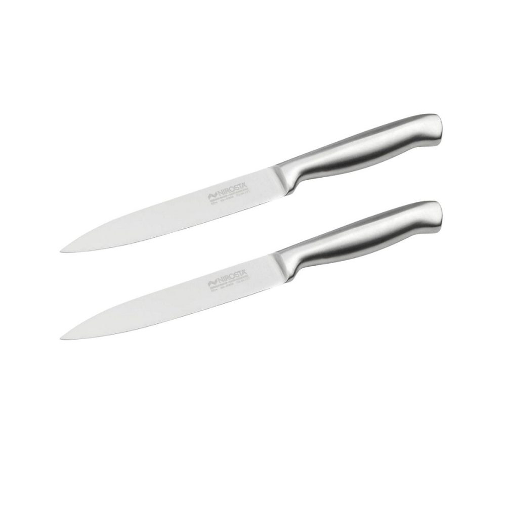 Couteau universel 24 cm en inox Set de 2 couteaux de cuisine professionnels Nirosta Star – Réf. MVOLSVDAR9948419843
