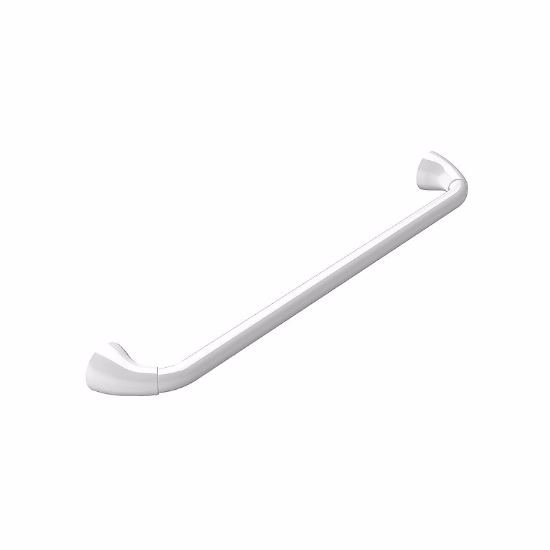 Aménagement salle de bains PMR – Barre de redressement ou d'appui PROF Acier Inox 80cm Blanc Spirella