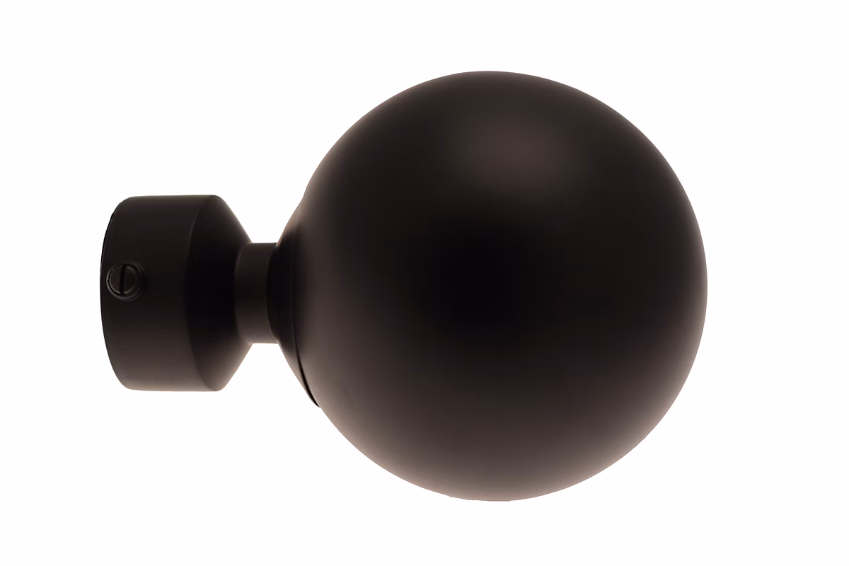 1 EMBOUT ANGLAIS – NOIR SATINÉ, DIAMÈTRE 28