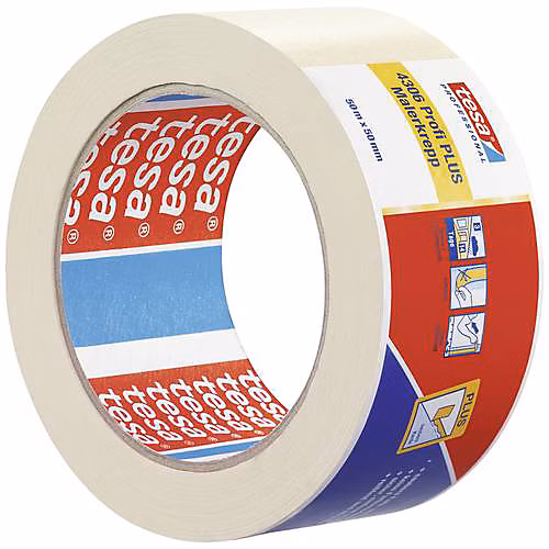 tesa 4306 tesakrepp bande de masquage beige 50 mm x 50 m – ruban papier washi remplaçable