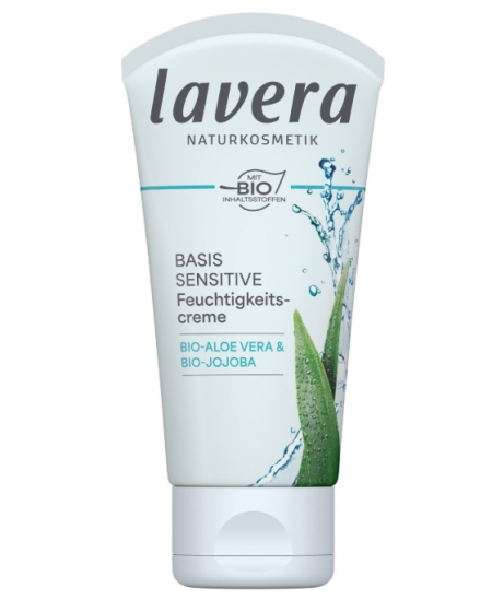 Lavera - Crème hydratante Bio Jojoba et Aloé Vera Basis Sensitiv - 50 ml