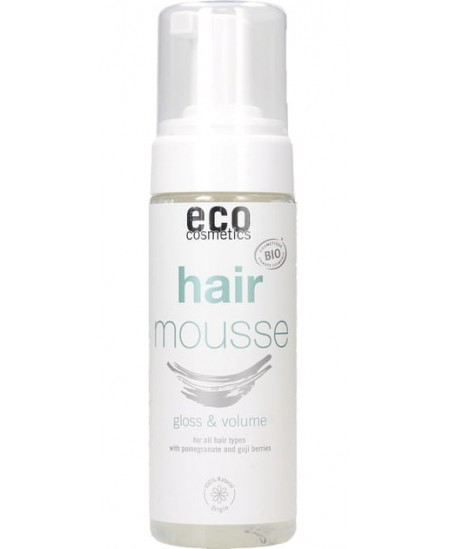 Eco Cosmetics - Mousse coiffante brillance et volume Grenade et Baies de Goji - 150 ml