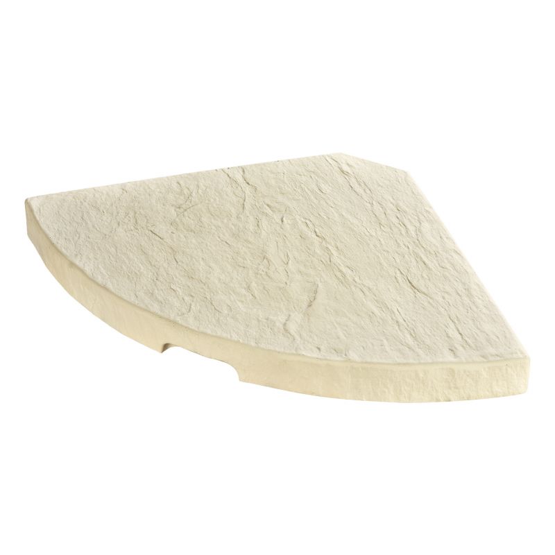 Dalle parasol 1/4 rond en pierre - Lest 48x48 cm