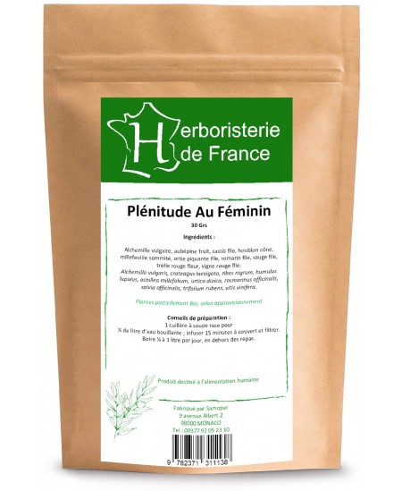 Herboristerie de France - Tisane Plénitude au Féminin - 30 gr