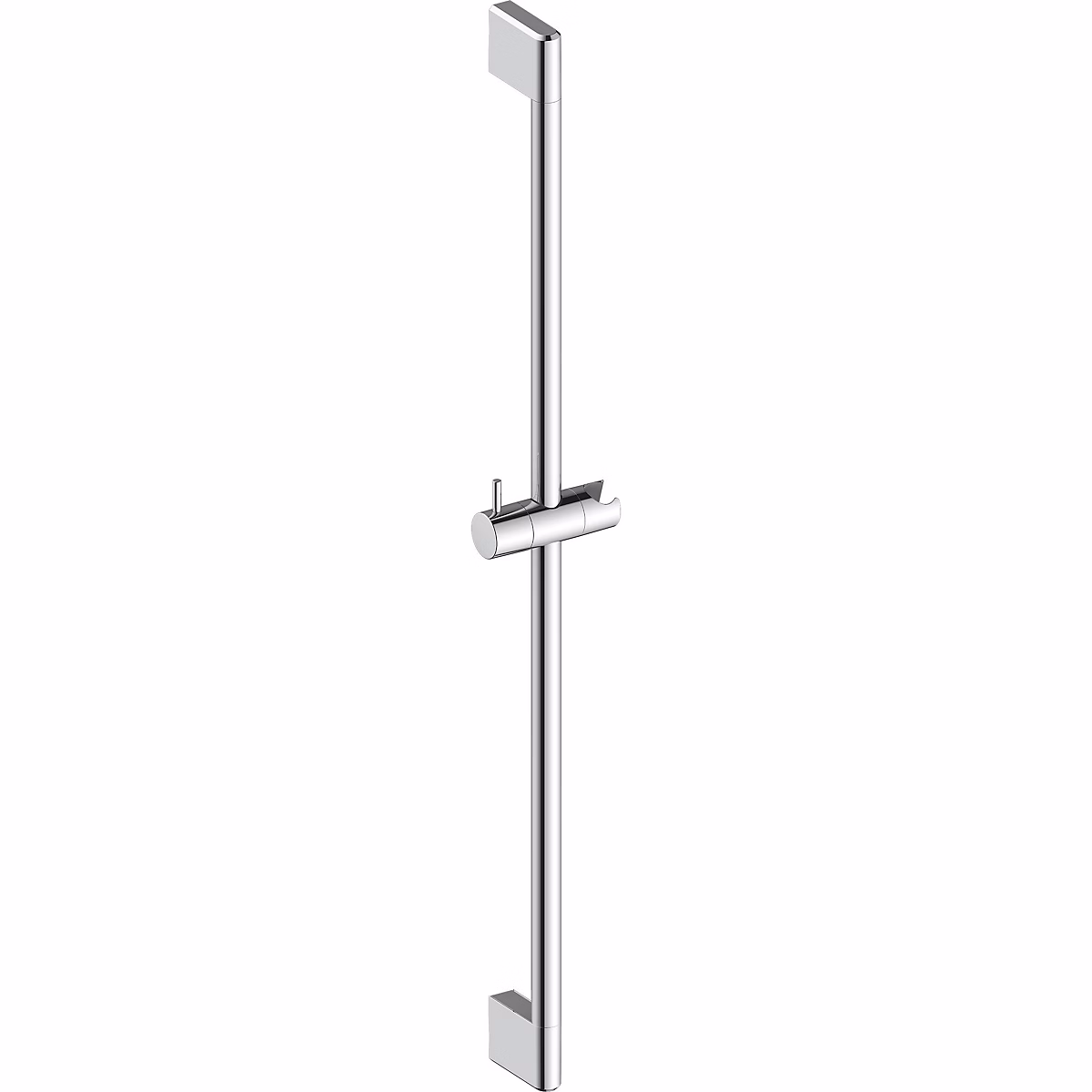 Pommeau de douche, flexible et barre de douche – Duravit Universal Barre de douche Chromé brillant 70 cm avec support de douchette réglable en hauteur