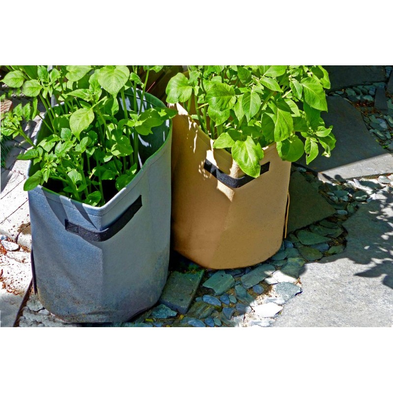 Sac de culture en tissu avec trappe de récolte pour pommes de terre