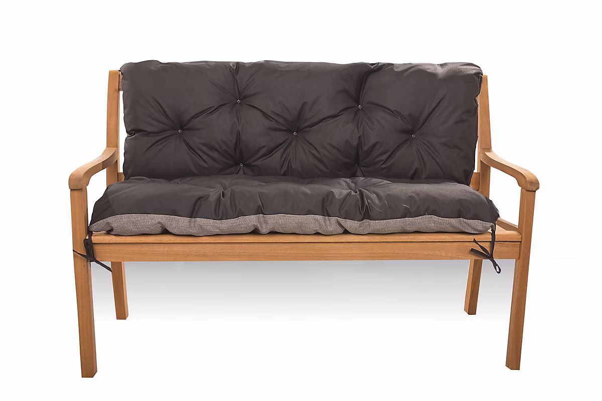 Coussin pour banc de jardin 120 × 60 × 50cm | coussin de banc de jardin Noir coussin de banc extérieur – coussin de balançoire