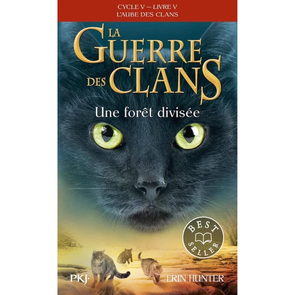 LA GUERRE DES CLANS : L'AUBE DES CLANS (CYCLE V) TOME 5 : UNE FORET DIVISEE, Hunter Erin