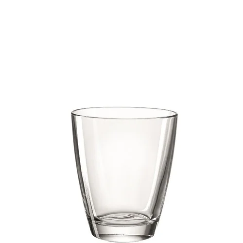 Solution utile：Vase ovale en verre transparent Fiori grande - H 17 cm