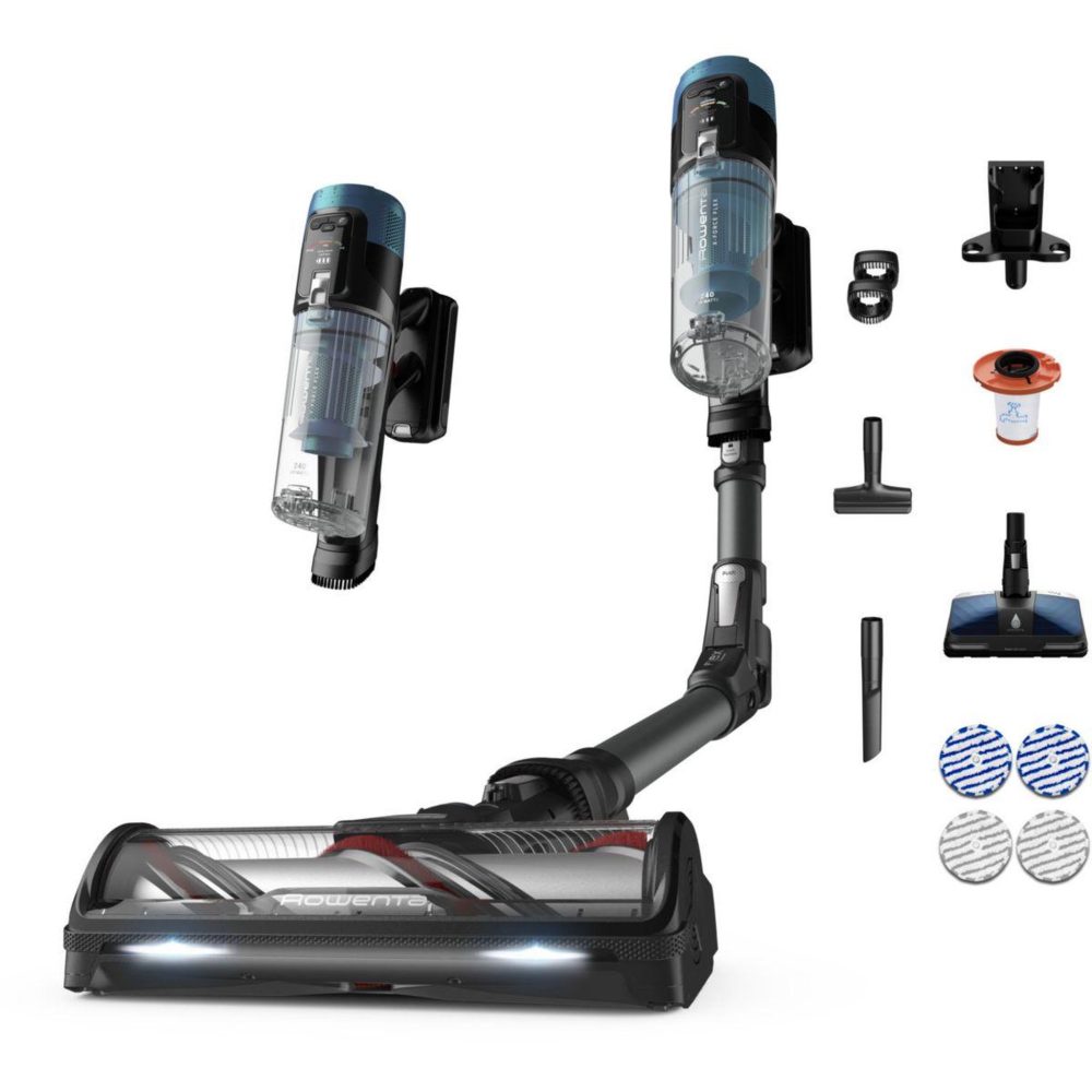 ROWENTA Aspirateur balai x-force flex 14.80 aqua rh9bc1wo