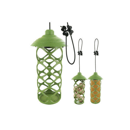 MANGEOIRE POUR OISEAUX 'LA PAUSE GOURMANDE' - 12X12X25,5CM - NATURES MARKET®