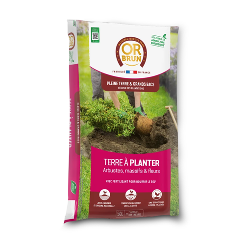 TERRE À PLANTER OR BRUN® - 50L