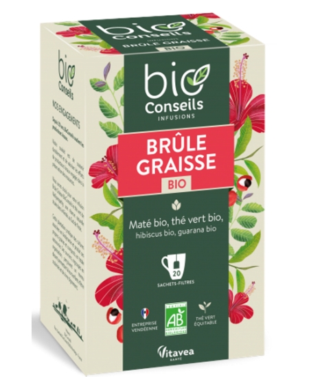Bio Conseils - Infusion Brûle Graisse bio - 20 sachets