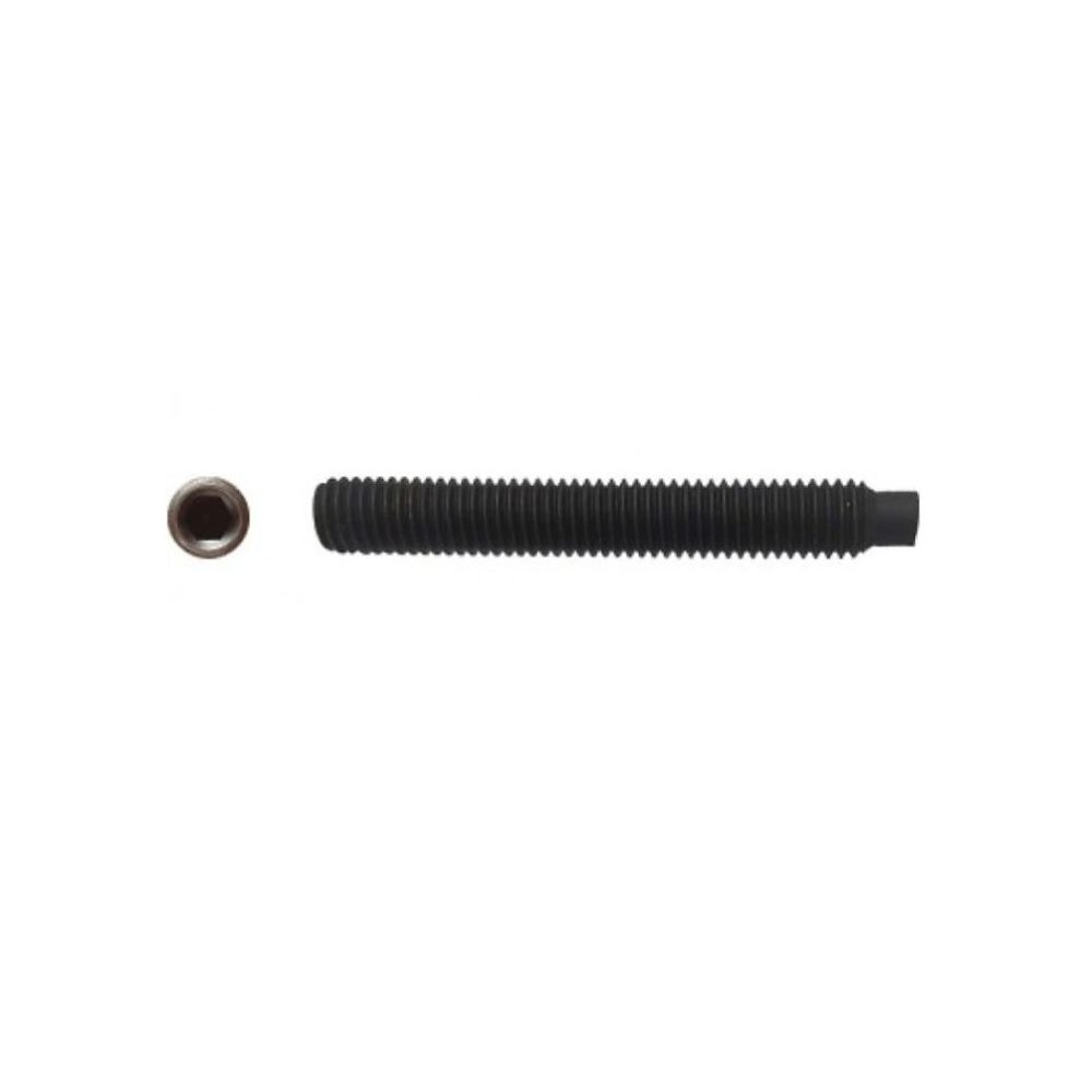 100 Vis Sans Tête 6 Pans Creux à Bout Téton STHC 12 × 16 mm | DIN 915 – 45H – Brut – D – Work