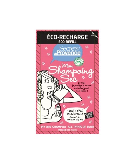 Secrets De Provence - Recharge Mon shampoing sec tous cheveux - 38 ml