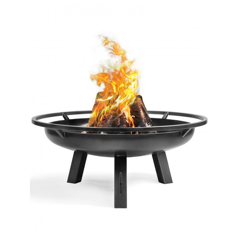 Brasero de jardin PORTO 80 cm en acier - bol épais 2 mm