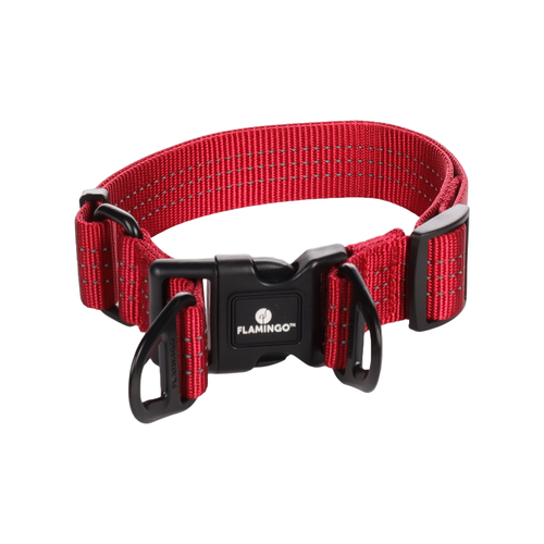 COLLIER ZORBA FLAMINGO® - ROUGE - LARGE - 45-65CM