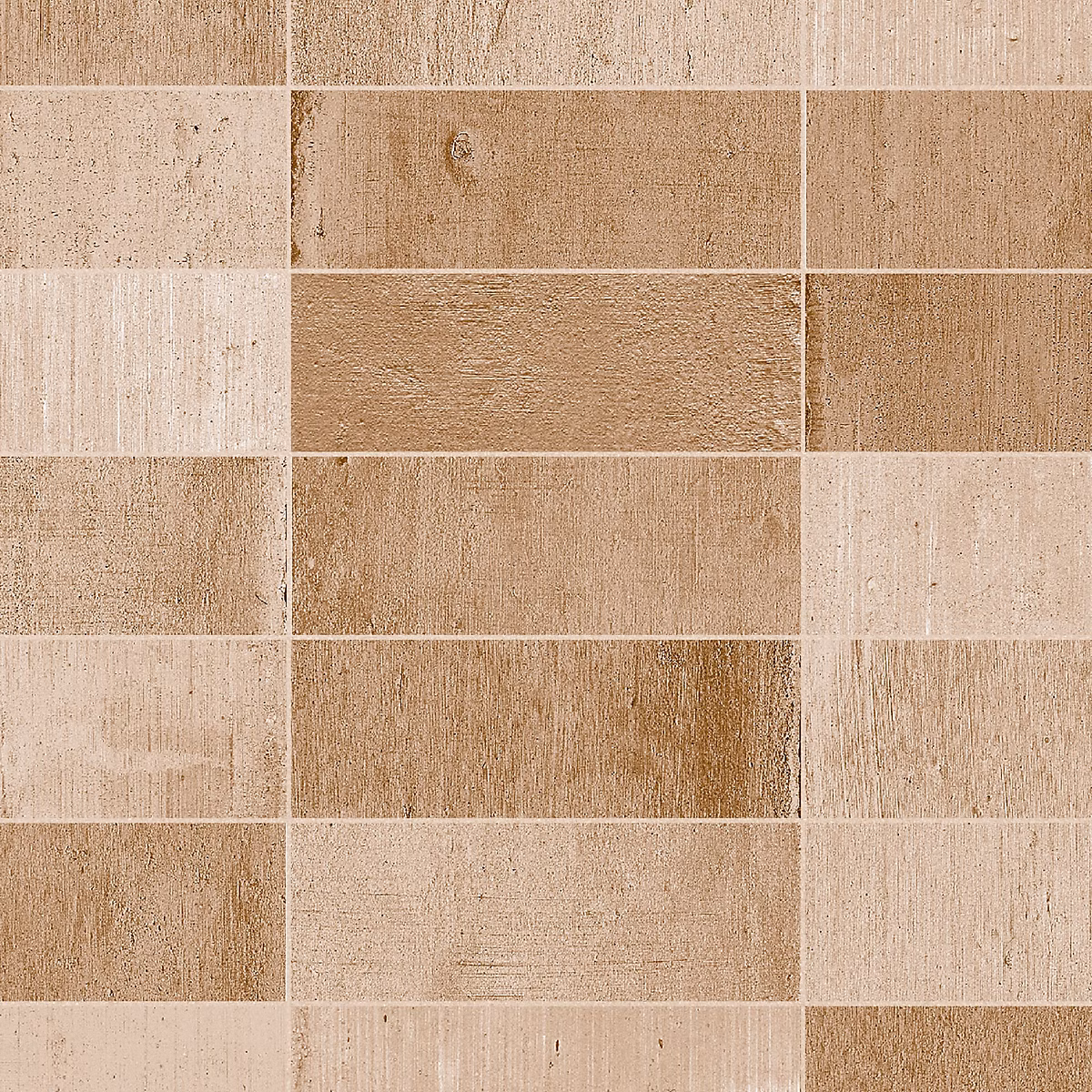 Carrelage effet Zellige Terracotta 24 – 6 × 6 × 0,85 cm Azurel, Sol et mur intérieur (vendu par carton de 0,5 m²), RO'MA CARRELAGE