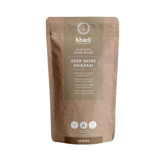 Sélection nature：Masque capillaire ayurvédique Khadi Deep Shine Shikakai - 50 g