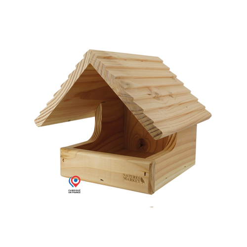 NICHOIR POUR OISEAUX 'LE CHALET' - GRANDE OUVERTURE - NATURES MARKET®